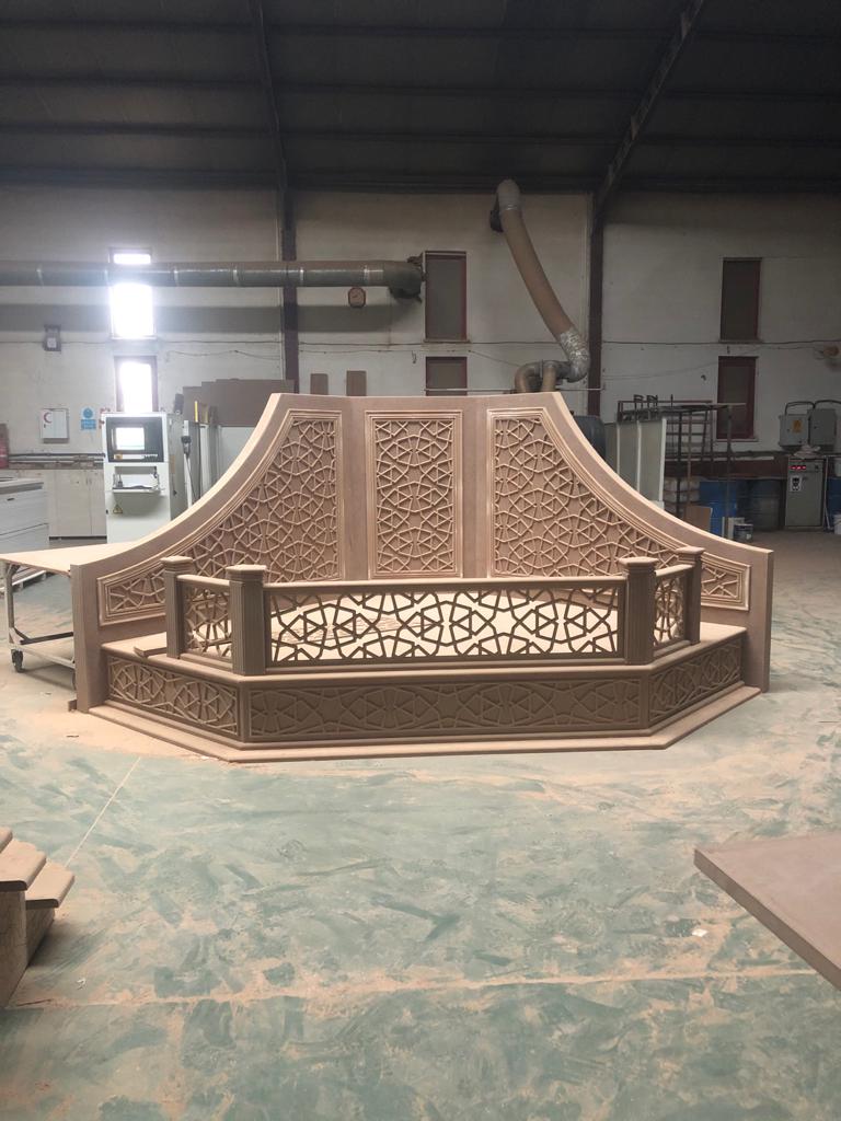 Moschee Mihrap Mimber Ham Working